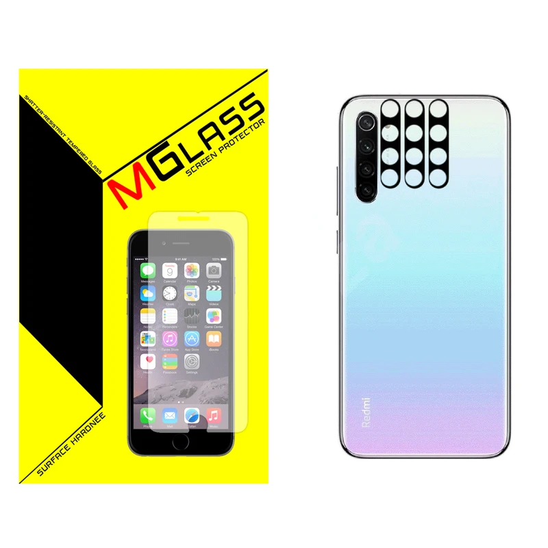 محافظ لنز دوربین ام گلس مدل MGL-03 مناسب برای گوشی موبایل شیائومی REDMI NOTE 8 بسته سه عددی