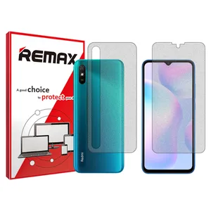 Remax Resistant model matte screen protector suitable for Xiaomi Redmi 9i  mobile phones along with phone back protector
