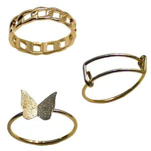 بند انگشتی زنانه کد RH_1436 مجموعه 3 عددی