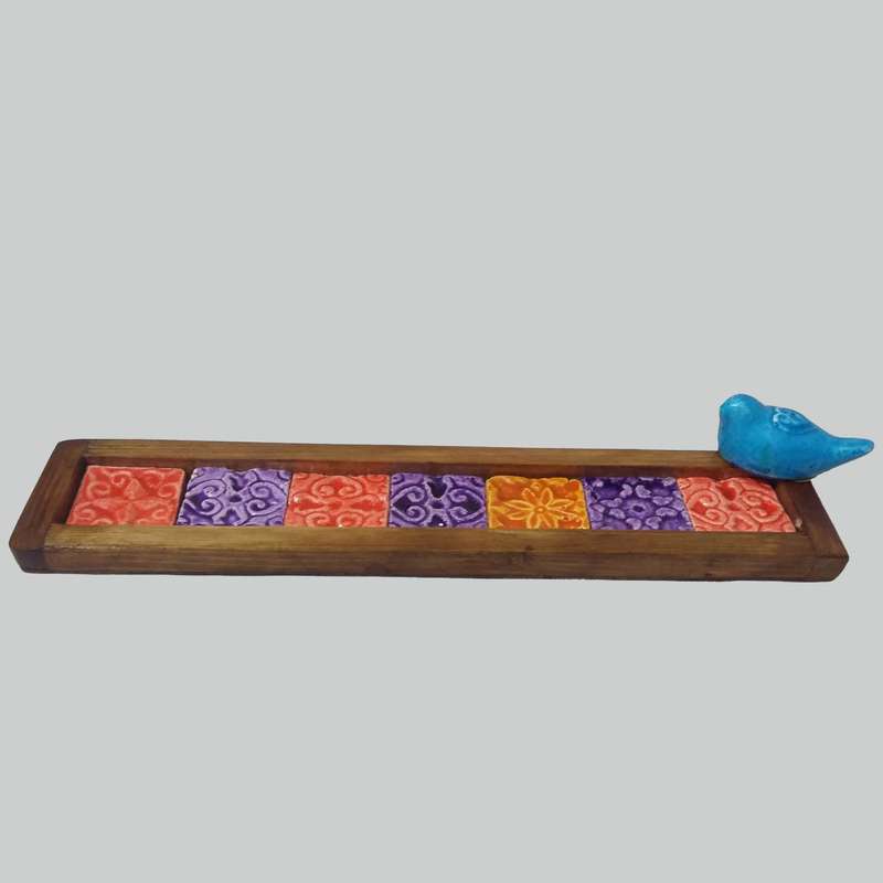 جای عودی طرح کاشیکاری کد B