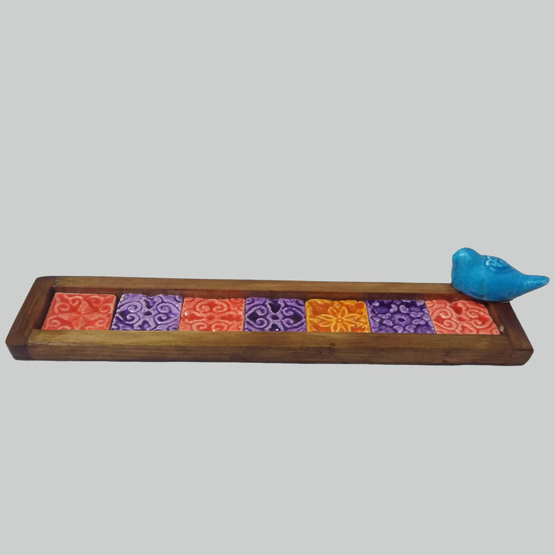 جای عودی طرح کاشیکاری کد B