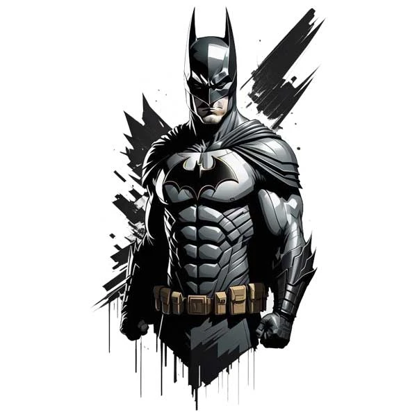 استیکر پارچه و لباس پاد آفرین مدل بتمن Batman کد 426