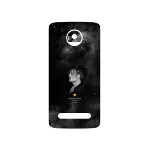 MAHOOT Johnny Depp Cover Sticker for Motorola Moto Z2 Play