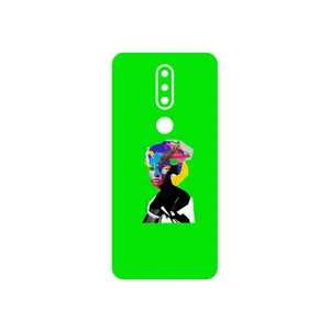 MAHOOT Collage of Women Portrait 3 Cover Sticker for Nokia 7.1