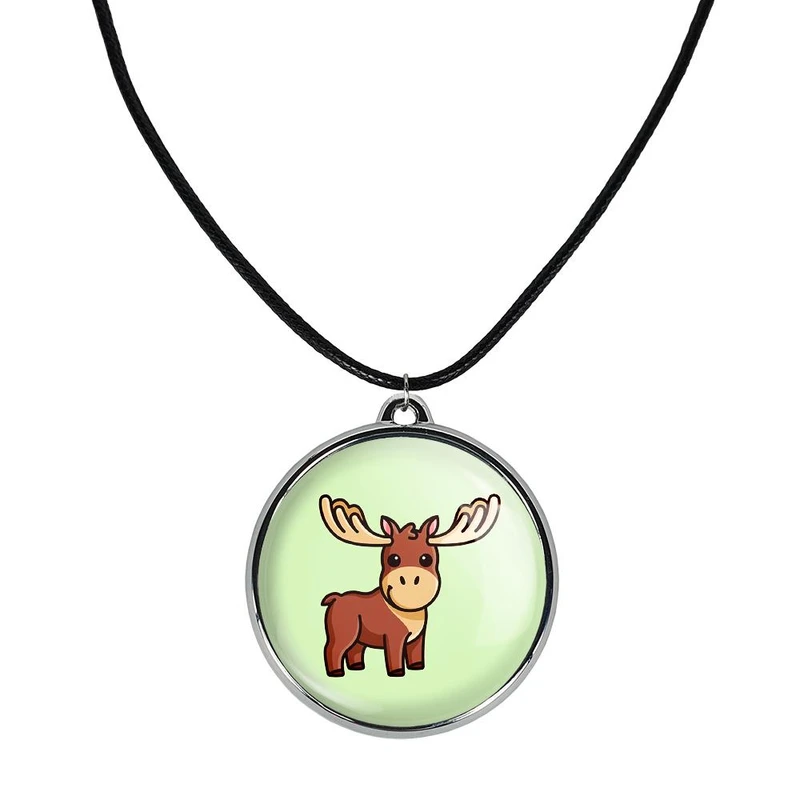 گردنبند خندالو مدل حیوانات بامزه گوزن کد 2816828169