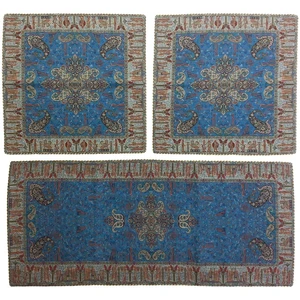ست سه تکه رومیزی ترمه کد TRSETE19