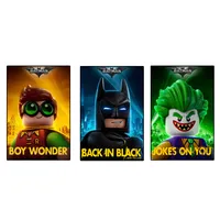 تابلو شاسی طرح لگو بتمن کد AP310 مجموعه سه عددی