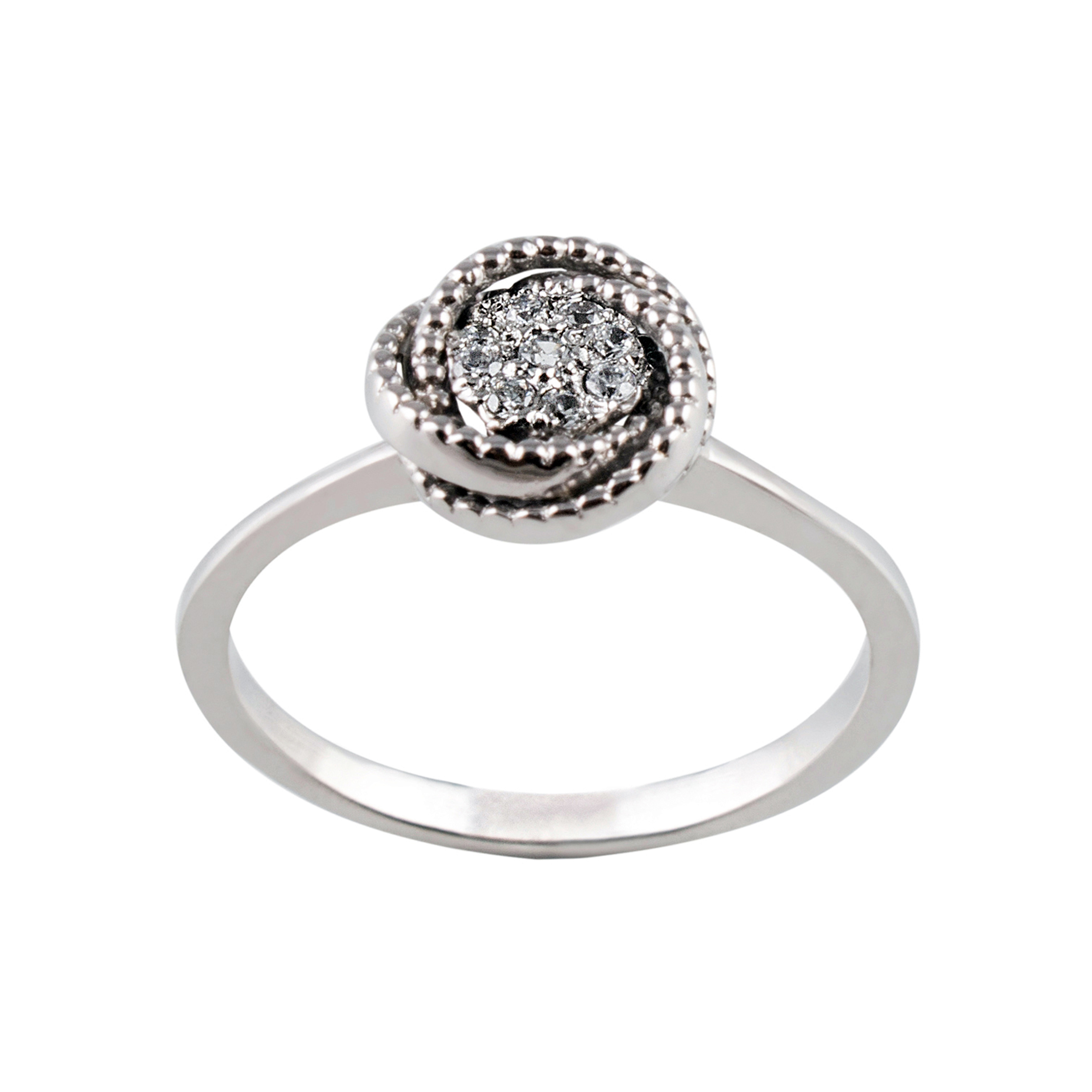 انگشتر نقره زنانه جواهری سون مدل 2634