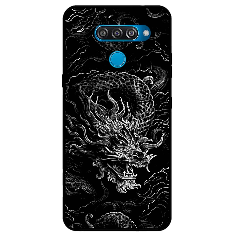 کاور مگافون طرح اژدها مدل 1897 مناسب برای گوشی موبایل ال جی Q60