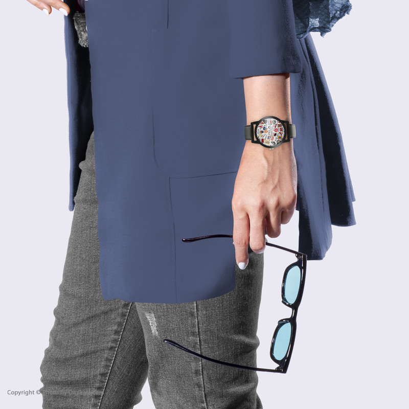 ساعت مچی عقربه ای ناکسیگو طرح Friends کد LF4196 ساعت مچی عقربه ای ناکسیگو طرح Friends کد LF4196