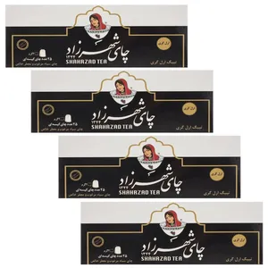 چای کیسه ای رویال ارل گری شهرزاد چهار بسته 25 عددی