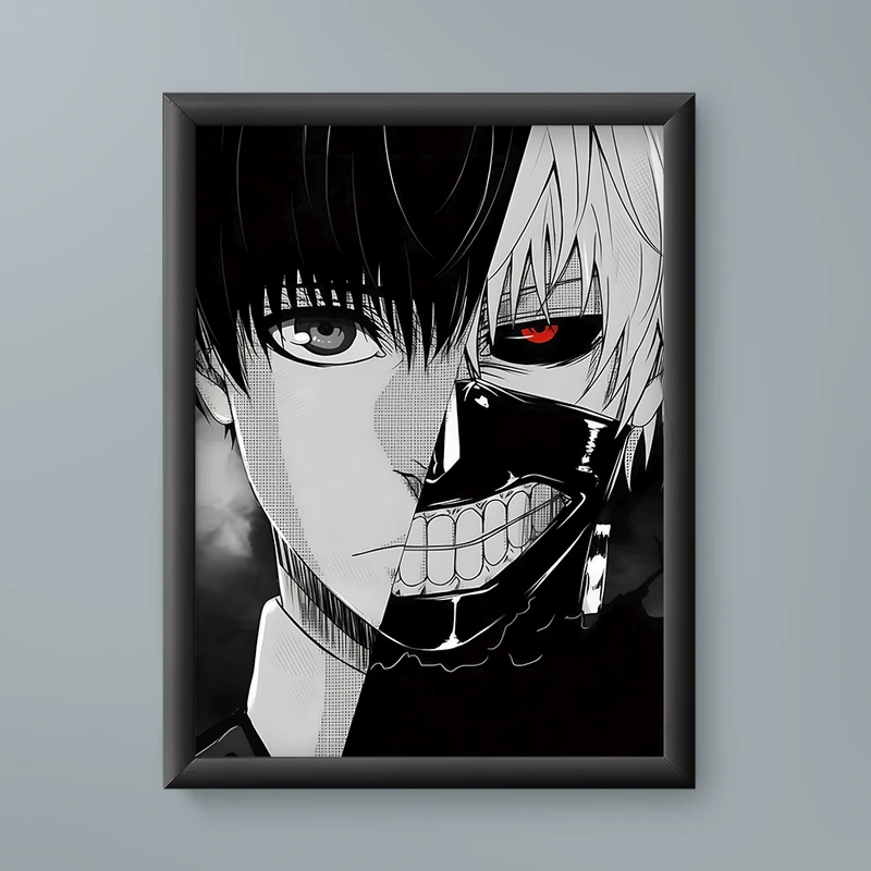 تابلو مدل انیمه کن کانکی توکیو غول Ken Kaneki Tokyo Ghoul anime 07