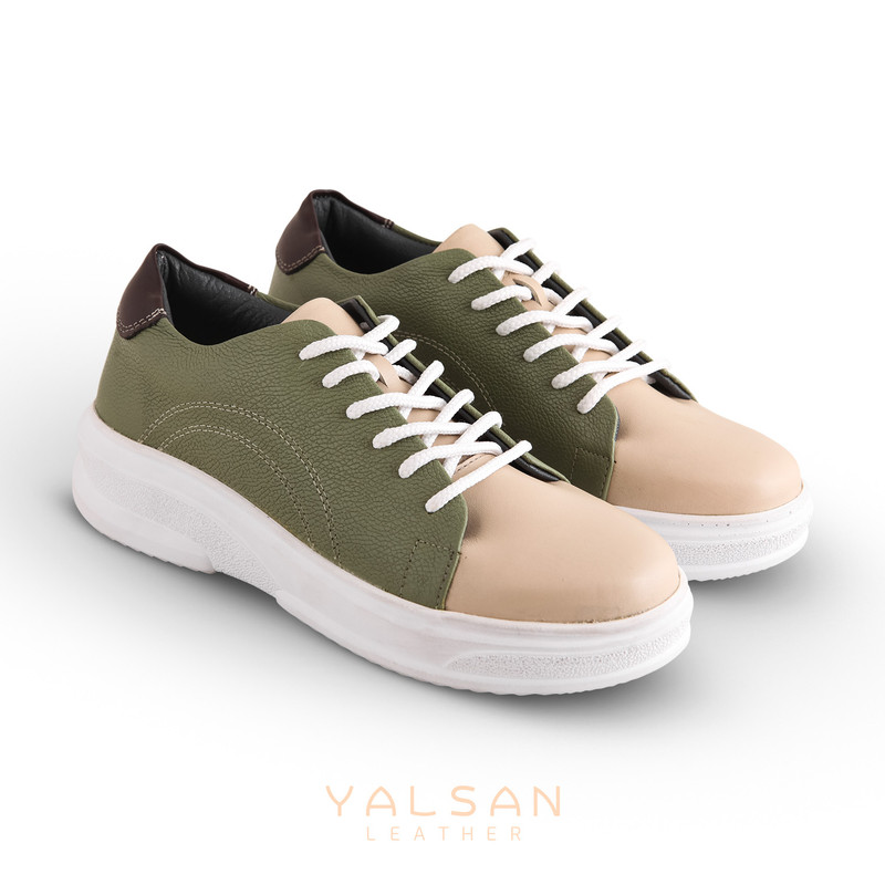 کفش روزمره زنانه چرم یلسان مدل راشل کد 669-MC-sb