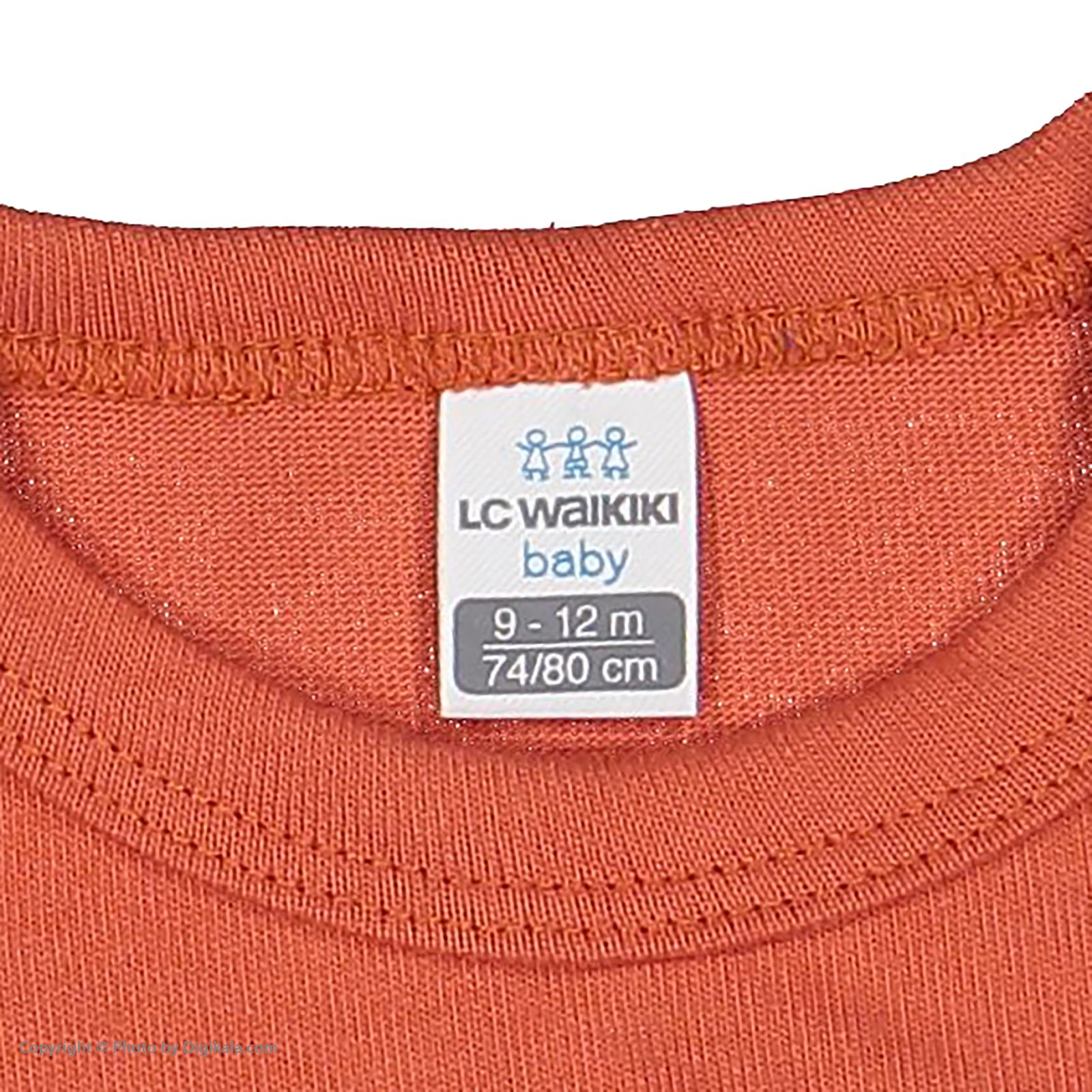 تی شرت نوزادی ال سی وایکیکی مدل W168645Z1-H9Z-DARKORANGE -  - 5