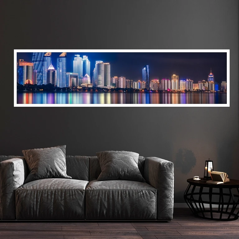 تابلو بکلیت طرح منظره شهر مدل W-7492