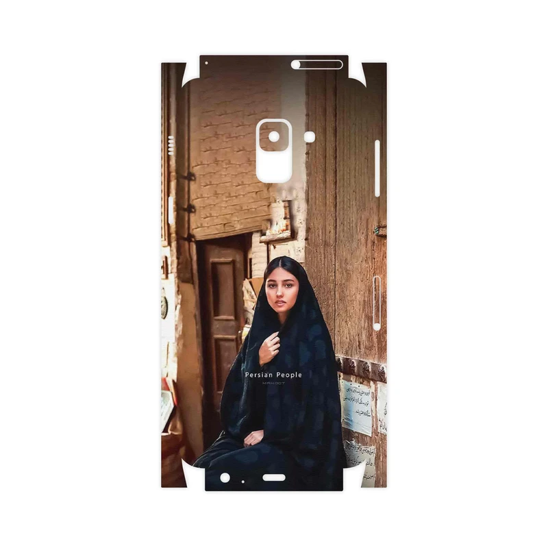 برچسب پوششی ماهوت مدل Portrait of an Iranian Woman-FullSkin مناسب برای گوشی موبایل سامسونگ Galaxy A8 2018