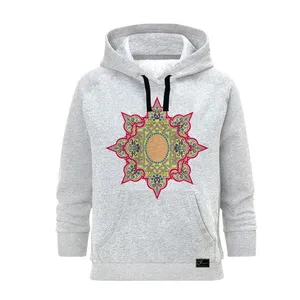 هودی زنانه مدل سنتی کد J107 رنگ طوسی