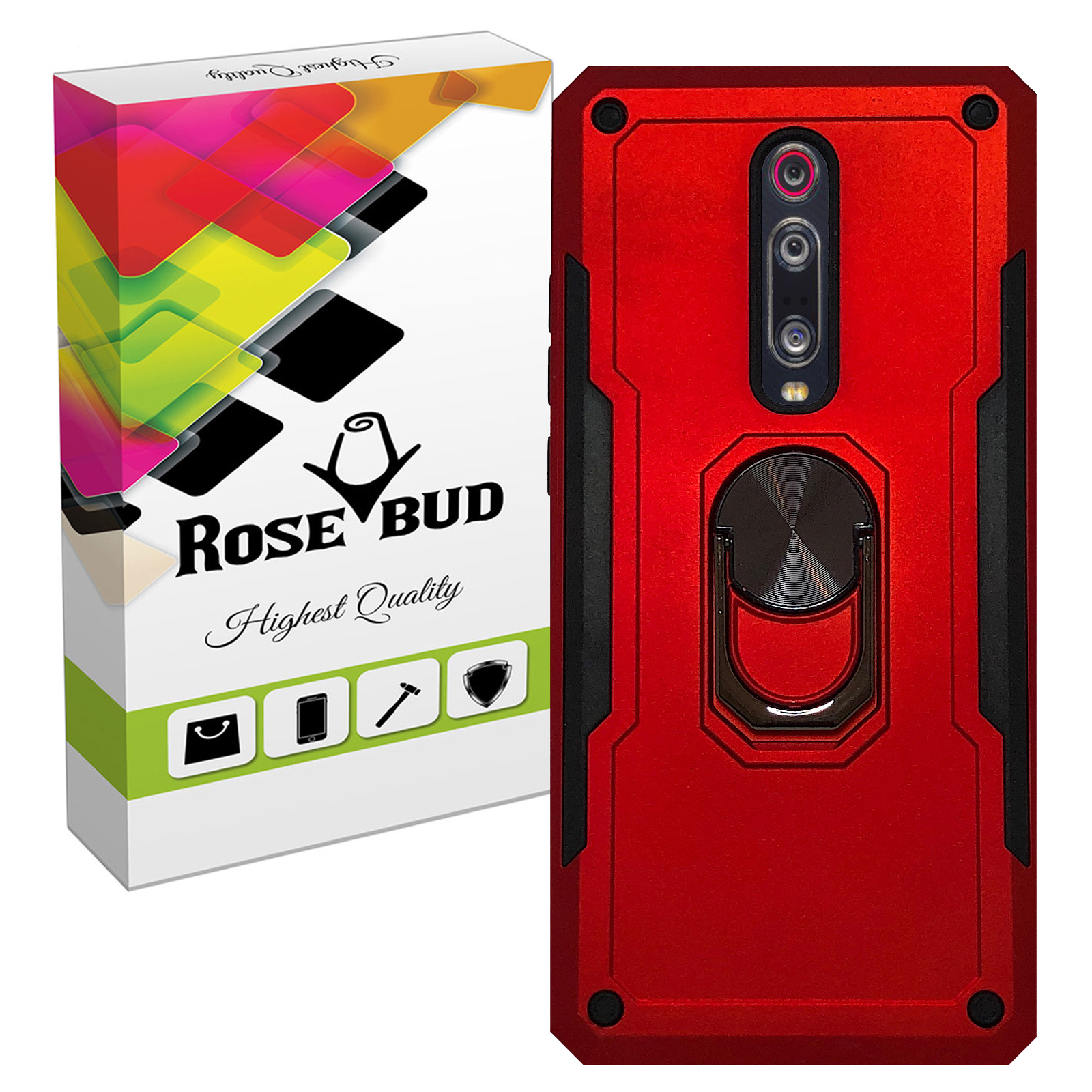 کاور رز باد مدل Rosa008 مناسب برای گوشی موبایل شیایومی Redmi K20 / K20 Pro / Mi 9T / Mi 9T Pro