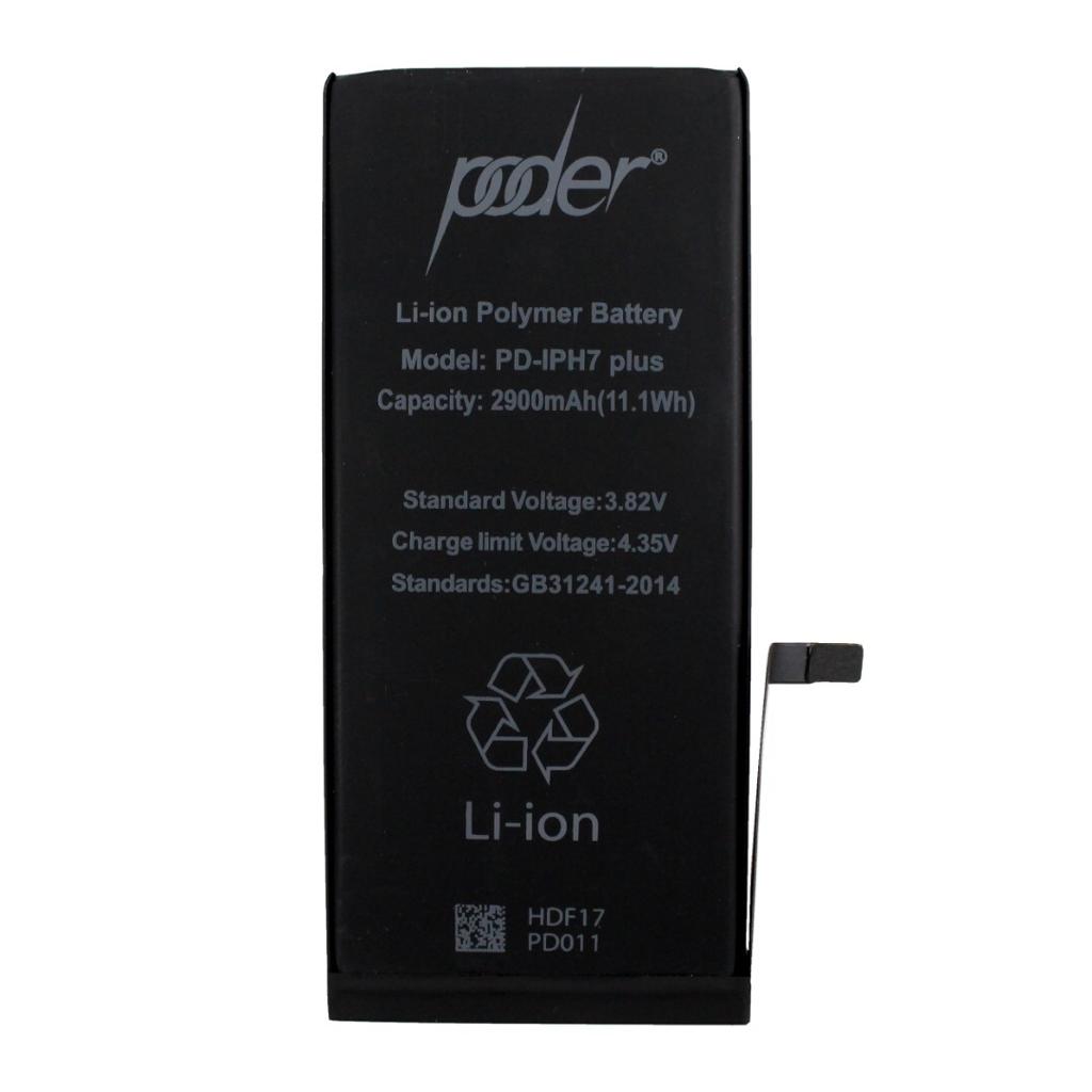 باتری موبایل پودر مدل IPH7P ظرفیت 2900 میلی آمپر ساعت مناسب برای گوشی موبایل اپل IPHONE 7 PLUS