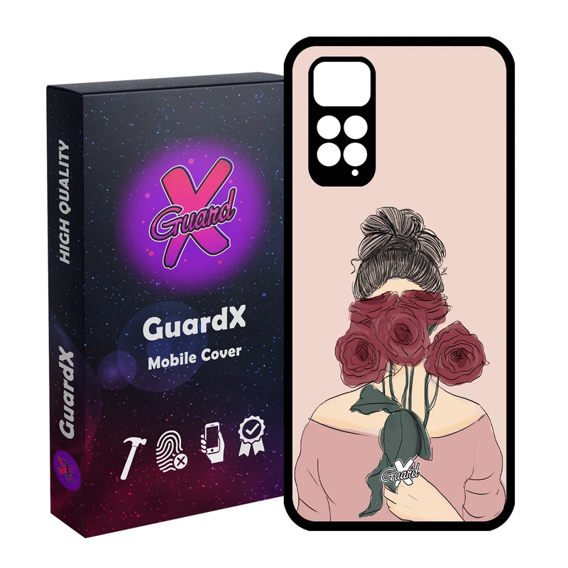 کاور گارد ایکس طرح دختر مدل Glass10284 مناسب برای گوشی موبایل شیائومی Redmi Note 11S/ Note 11 4G