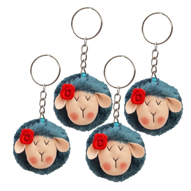 جاکلیدی دخترانه مدل بره ناقلا بسته 4 عددی