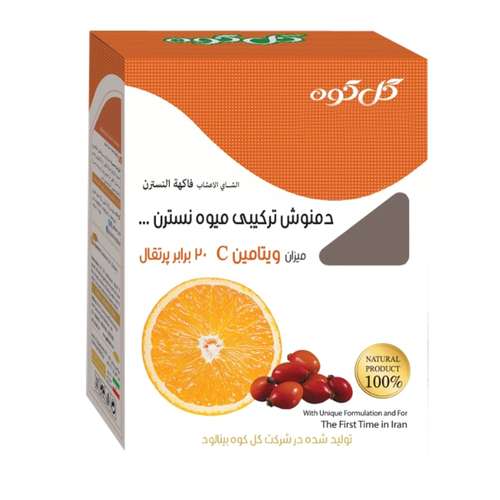 دمنوش ترکیبی میوه نسترن گلکوه - 180 گرم