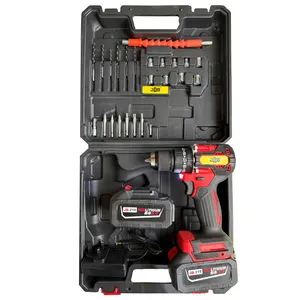 مجموعه 40 عددی دریل پیچ گوشتی شارژی چکشی 10 میلیمتری 218 ولت جاب مدل JB-218 Industrial 