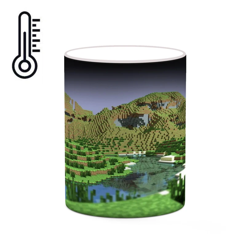 ماگ حرارتی کاکتی طرح ماینکرافت minecraft مدل mgh41330