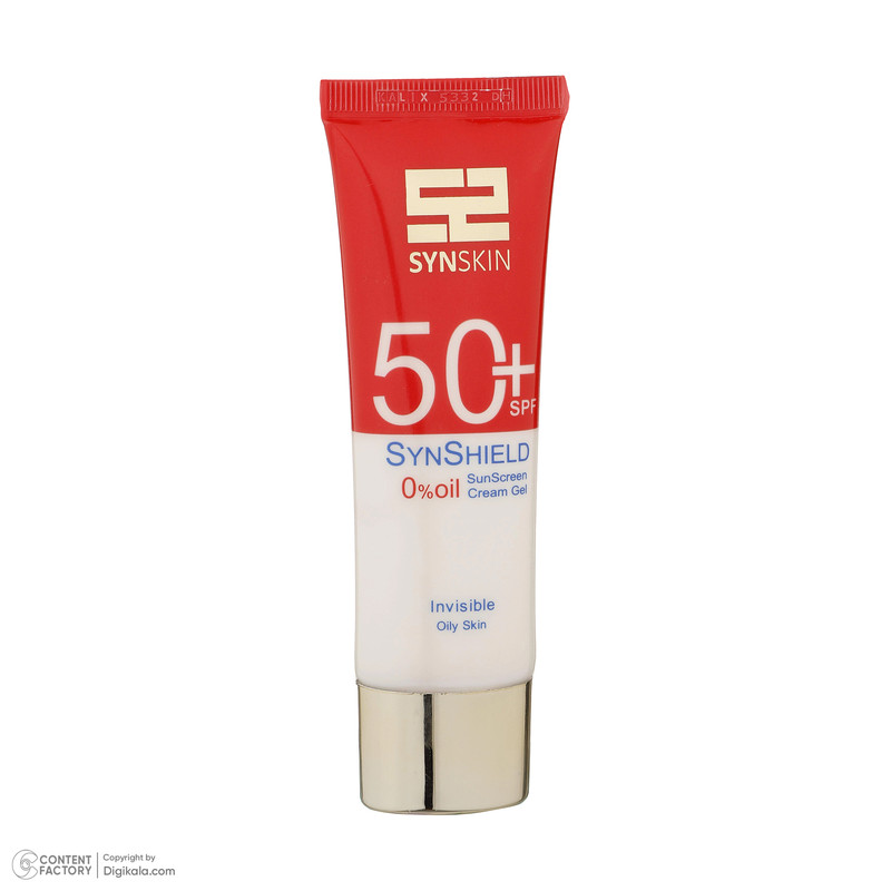 ژل ضد آفتاب بدون رنگ ساین اسکین SPF50 مدل SynShield محافظ UVA ،UVB، ضد چروک مناسب پوست چرب حجم 50 میلیلیتر ژل ضد آفتاب بدون رنگ ساین اسکین SPF50 مدل SynShield محافظ UVA ،UVB، ضد چروک مناسب پوست چرب حجم 50 میلیلیتر