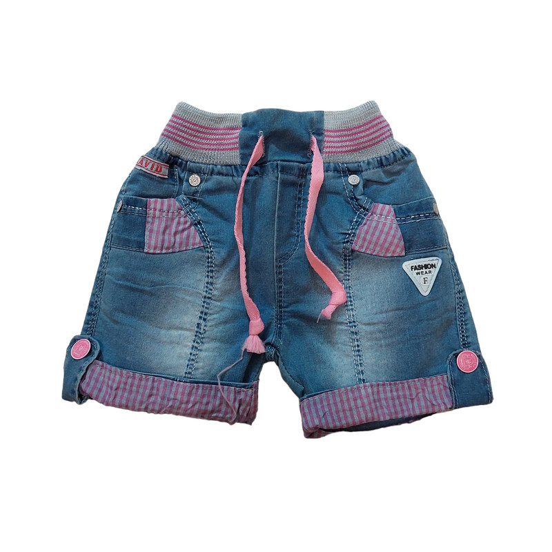 شلوارک جین دخترانه مدل ASH757 شلوارک جین دخترانه مدل ASH757