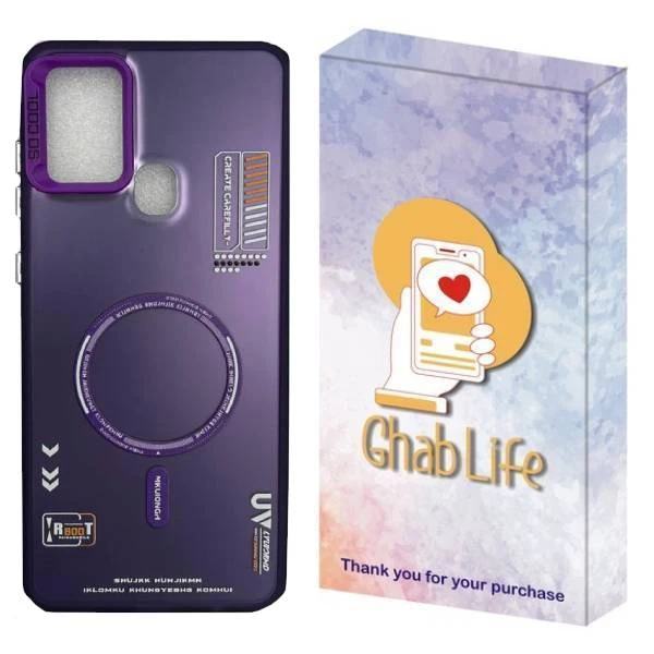 کاور قاب لایف مدل سوکول طرح مگسیف مناسب برای گوشی موبایل سامسونگ Galaxy A21s