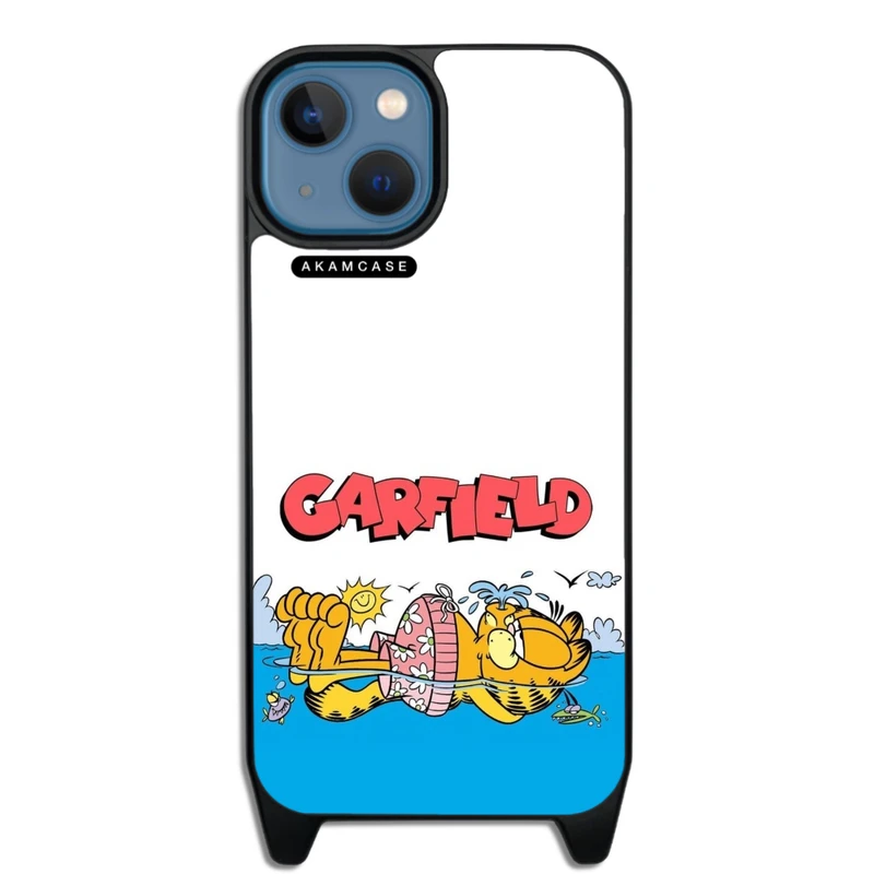 کاور آکام مدل AMC-WLA15PLUS-GARFIELD9 مناسب برای گوشی موبایل اپل iPhone 15 Plus