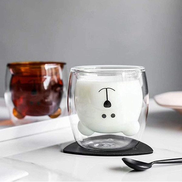 لیوان مدل دوجداره طرح خرس