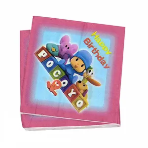 دستمال سفره طرح پوکویو کد pos20 بسته 20 عددی