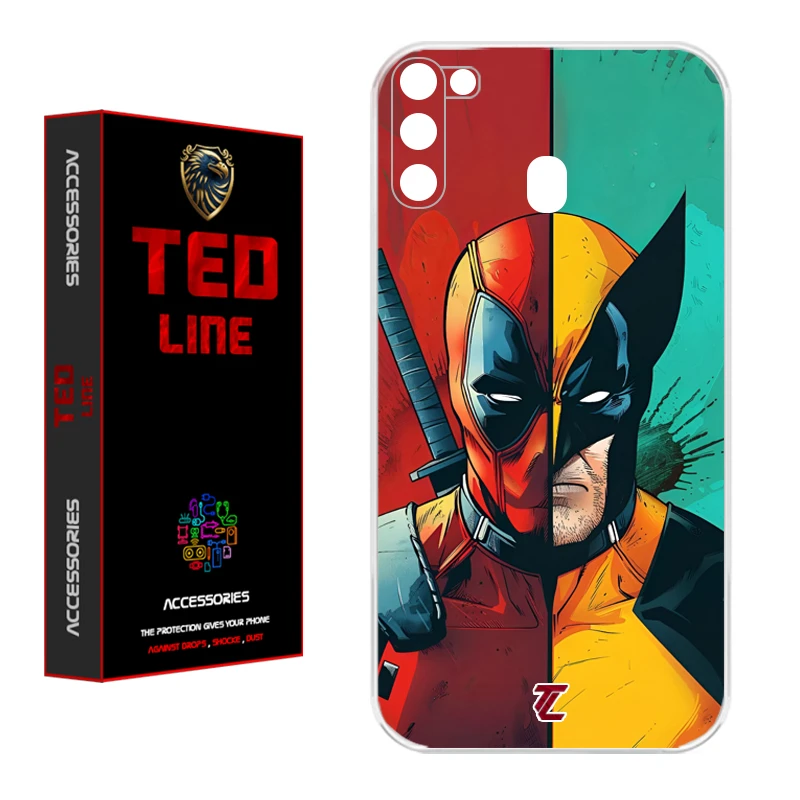 کاور تد لاین طرح ددپول و ولورین کد 1134 مناسب برای گوشی موبایل سامسونگ Galaxy A11