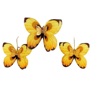 نیم ست طلا 18 عیار زنانه مدل پروانه کادویی کد 10-244
