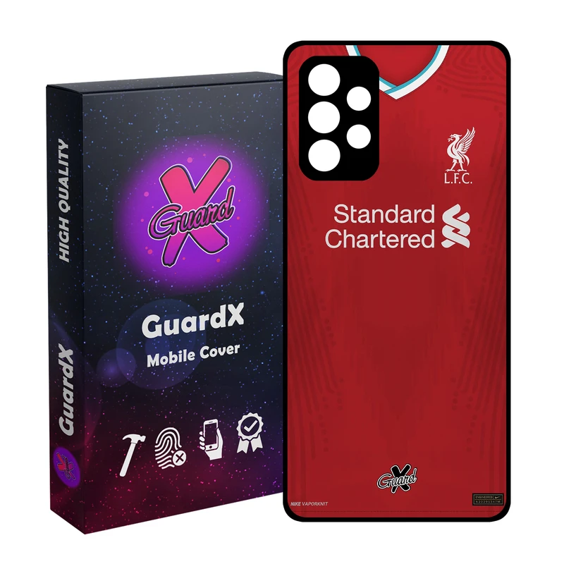 کاور گارد ایکس طرح Liverpool مدل Glass10252 مناسب برای گوشی موبایل سامسونگ Galaxy A33 5G