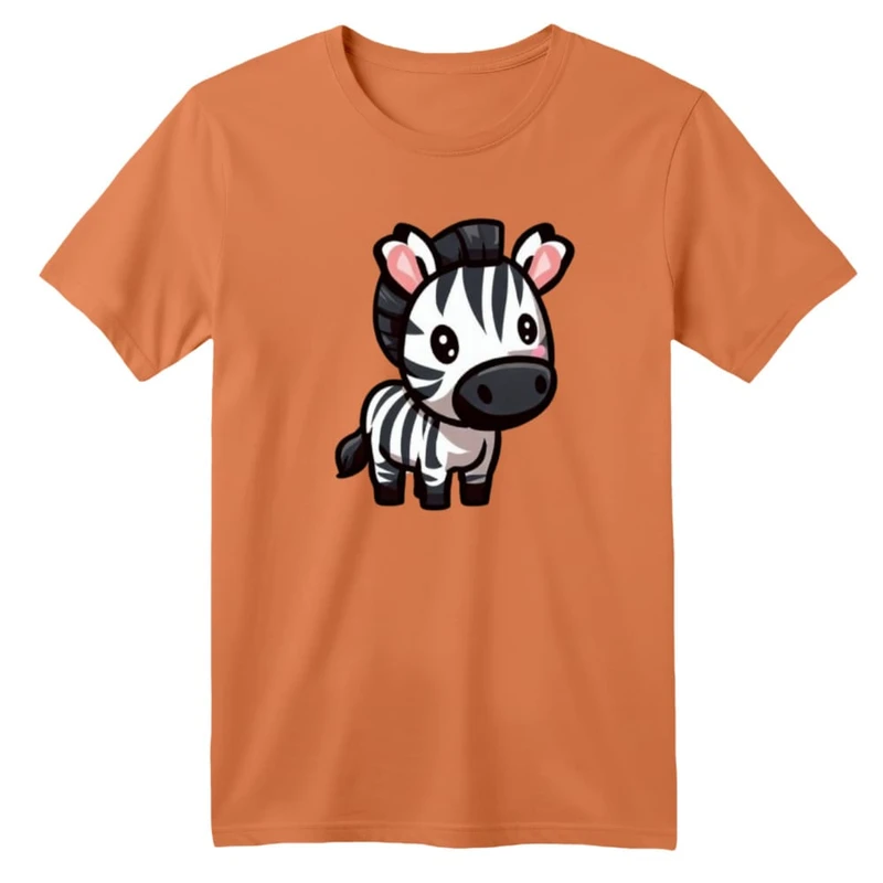 تی شرت آستین کوتاه بچگانه مدل گورخر کد ۲