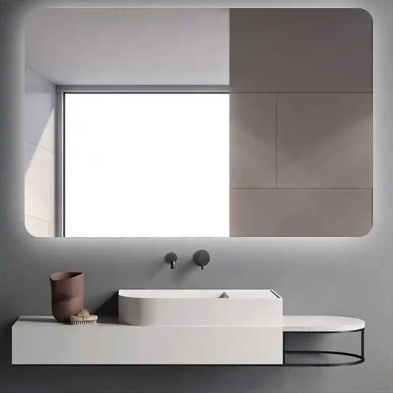 آینه سرویس بهداشتی مدل مستطیل افقی بک لایت  کد wr70