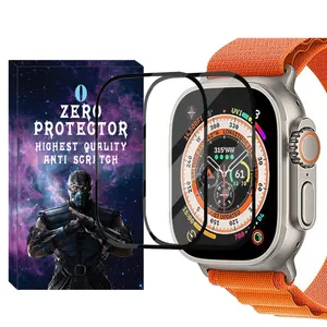 Zero SH-FULL-ZR Glass Screen protector suitable for Apple Watch Ultra 49mm / Ultra 2 49mm Pack of 2
