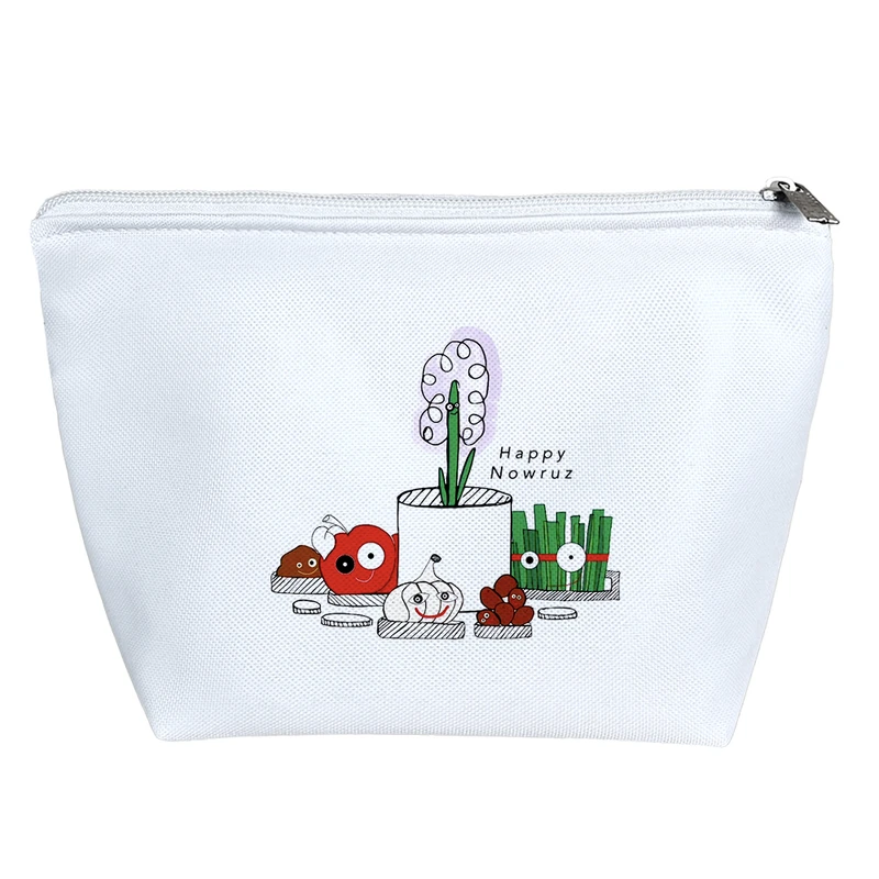 کیف لوازم آرایش دخترانه خندالو مدل سفره هفت سین کد H789