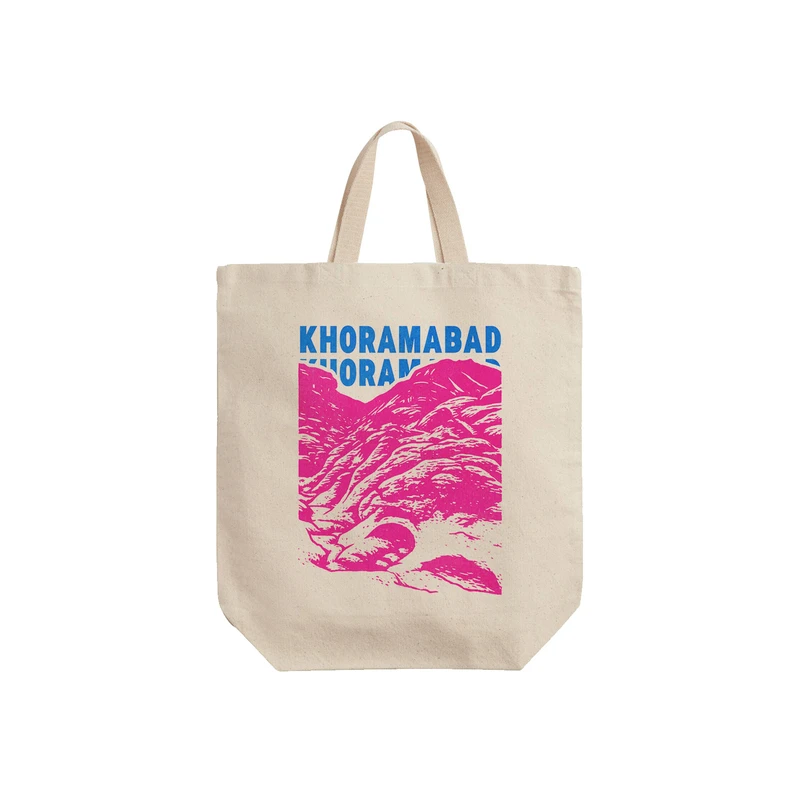 ساک خرید ترمه طراحان ایده مدل نماد مخمل کوه خرم آباد کد map0092 - S