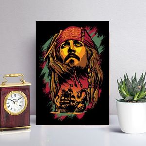 تابلو شاسی مدل پوستر فیلم دزدان دریایی کارائیب (Pirates of the Caribbean) کد FMO17