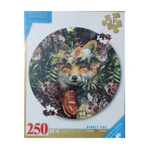 پازل 250 تکه فنسي مدل روباه طرح  گرد