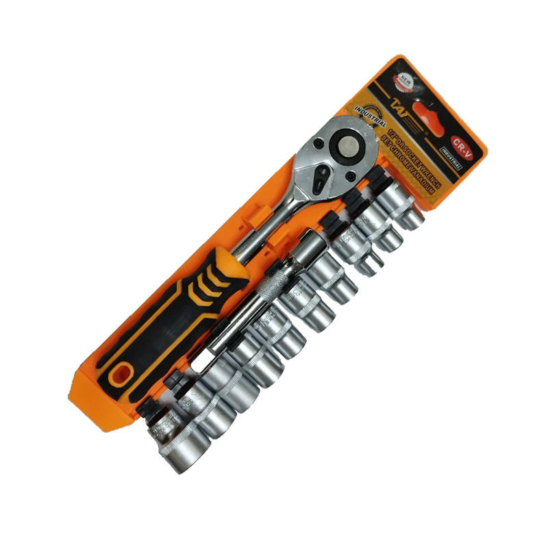 آچار بکس تات مدل 1cs مجموعه 10 عددی