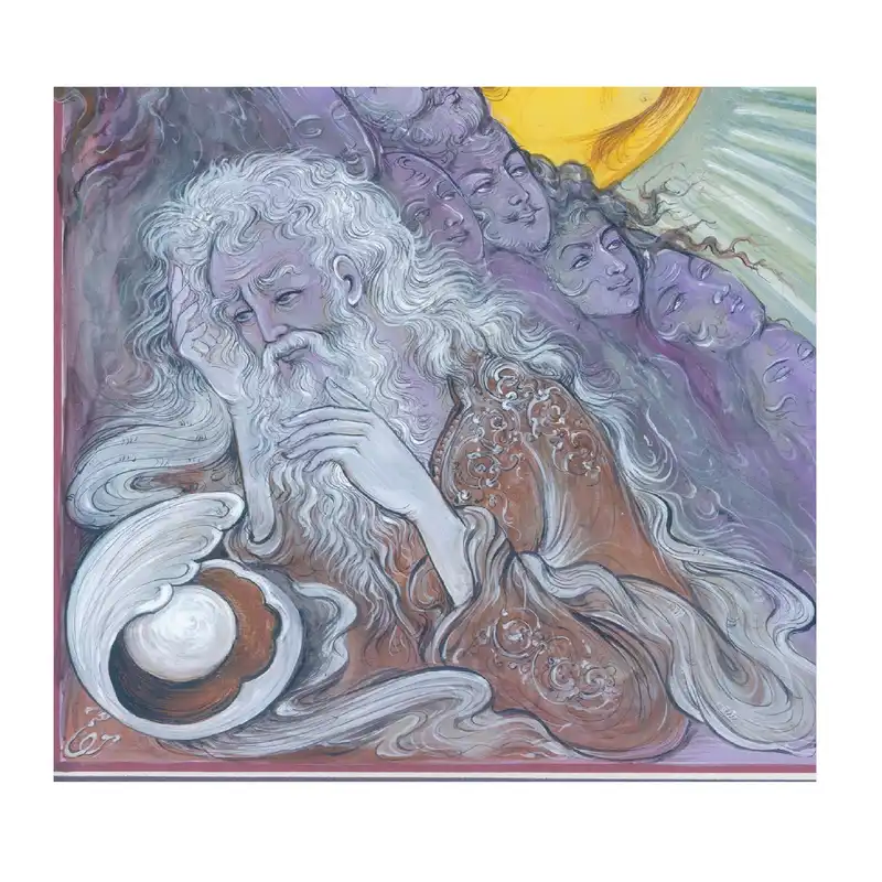 نقاشی خط مدل مینیاتور طرح خیام کد 010