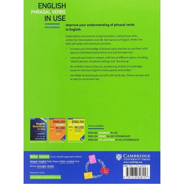 کتاب English Phrasal Verbs In Use Third Edition اثر Michael McCarthy and Felicity ODell انتشارات Cambridge 2 جلدی