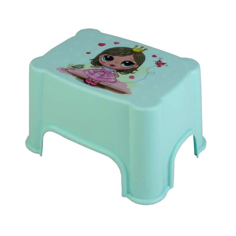 چهارپایه حمام مدل دخترتاج دار