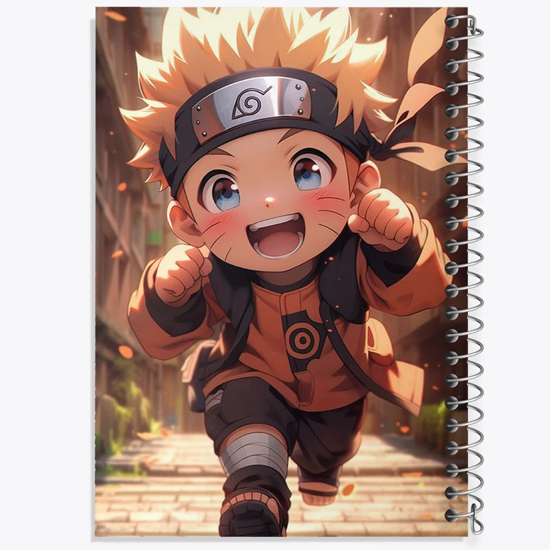 دفتر مشق 100 برگ خندالو طرح انیمه ناروتو (Naruto) کد N1774