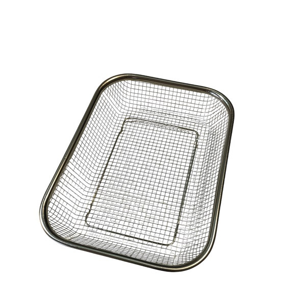 سبد آشپزخانه مدل stanless_steel_draing basket_L